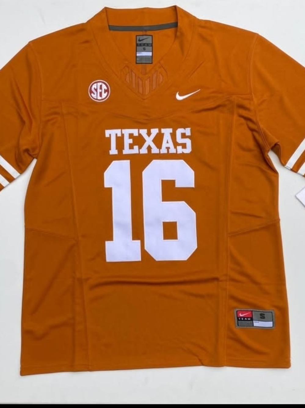 Arch Manning Texas Longhorns#16 Jersey Size S-M-L-XL-2XL